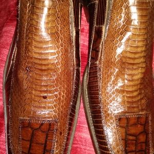 Genuine Stacy Adams snake skins